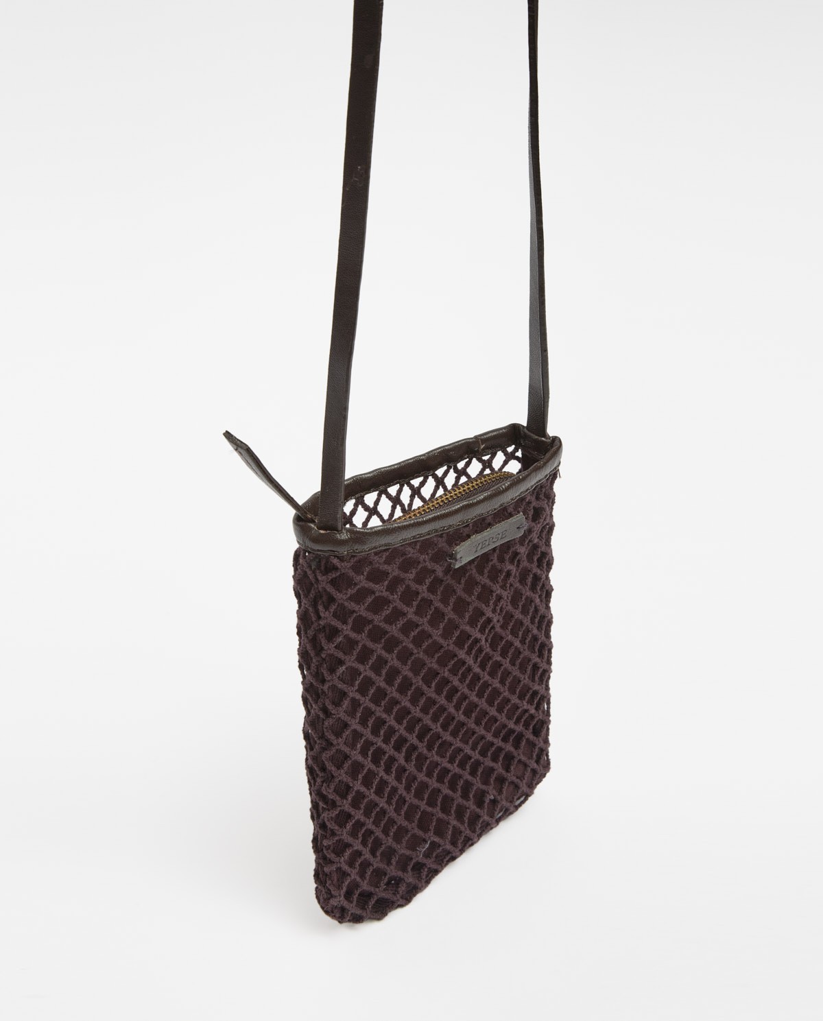 Chocolate mesh mobile pouch 2