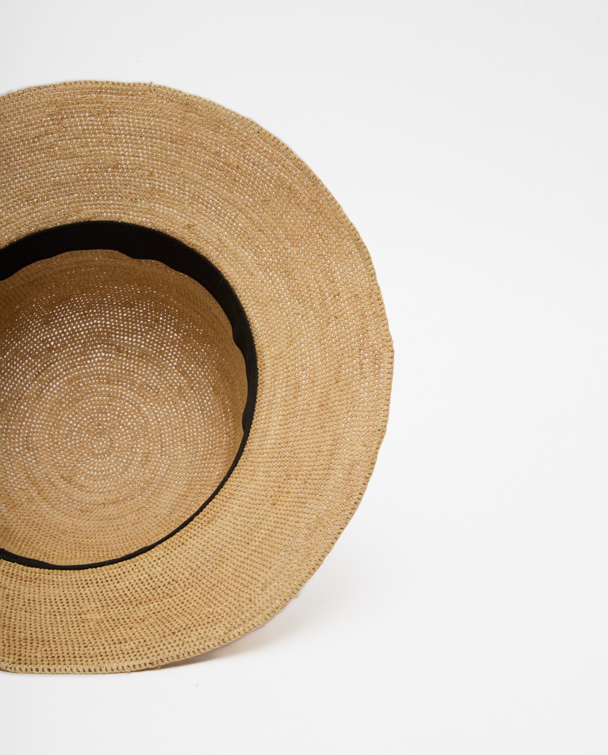 Sombrero handmade rafia camel