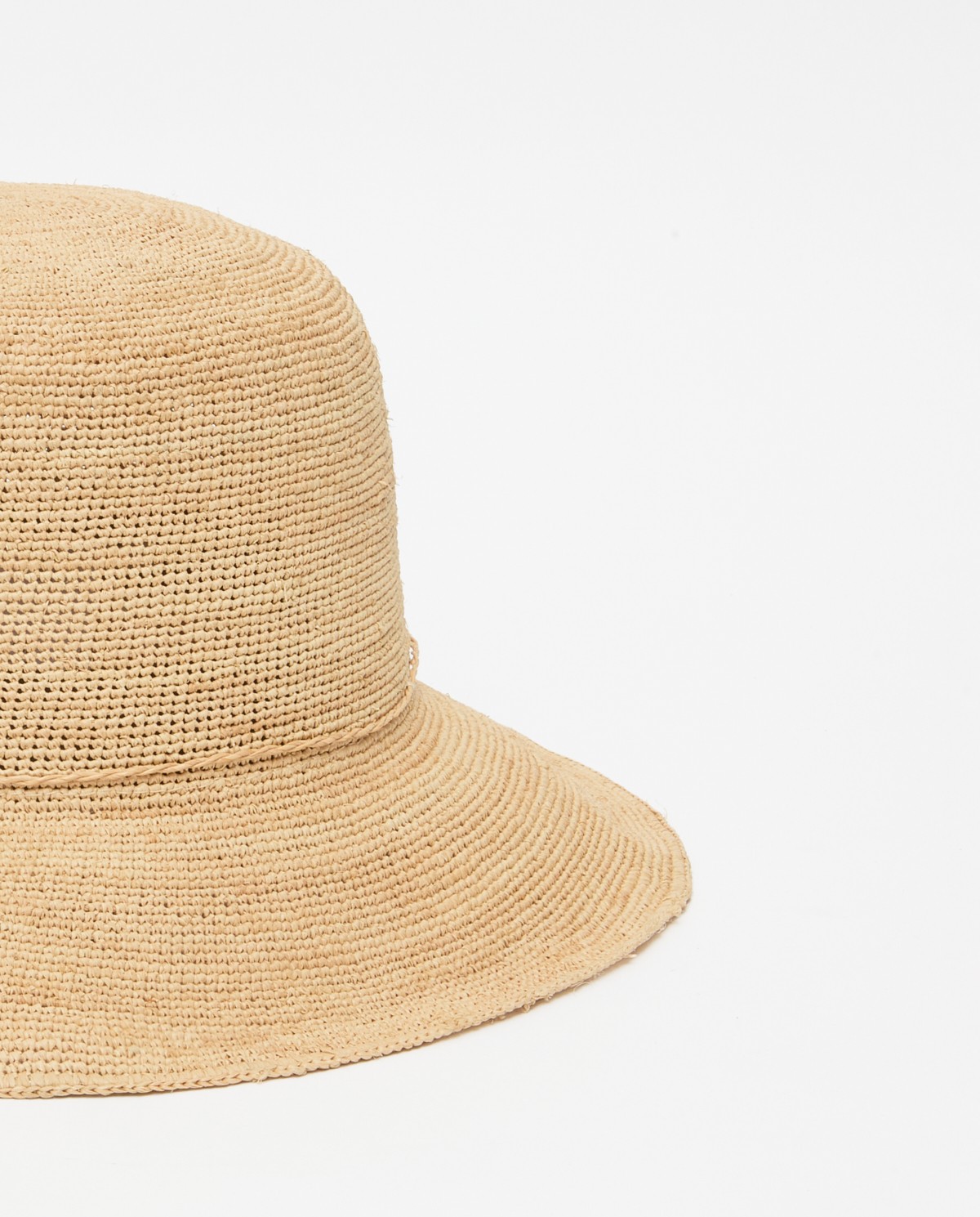 Sombrero handmade rafia camel