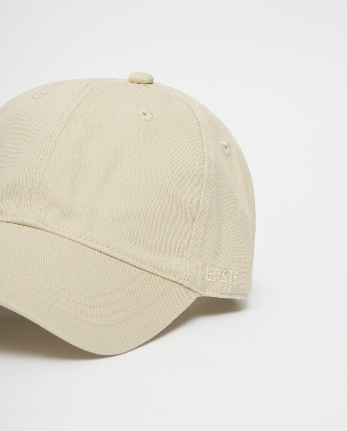 Gorra ajustable algodón beige 1