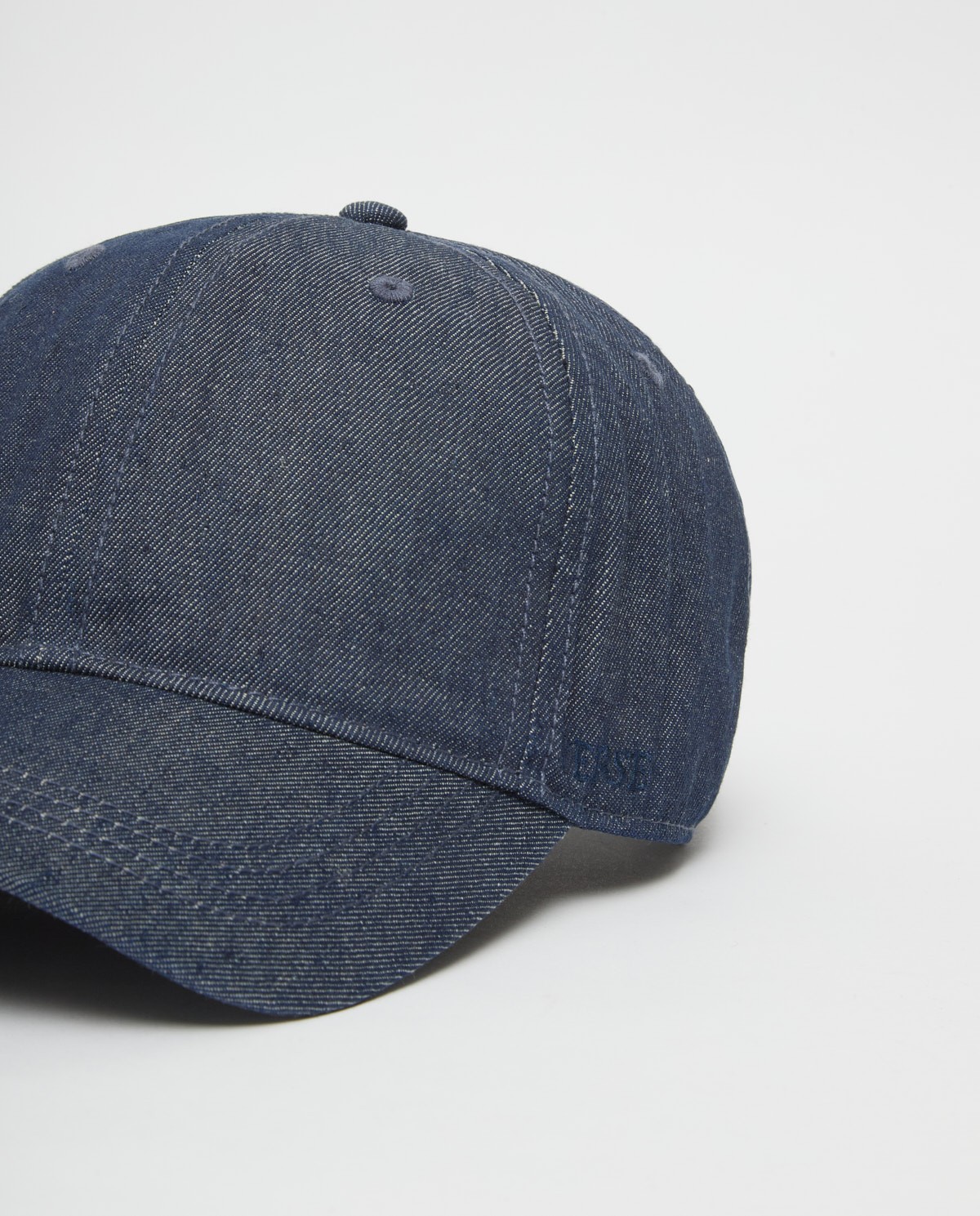 Gorra ajustable denim azul índigo 3