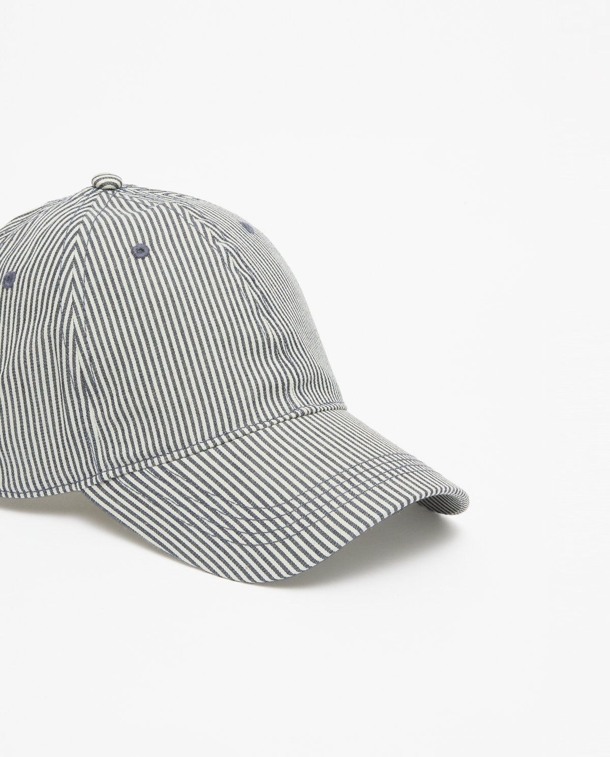 Gorra ajustable rayas gris 3