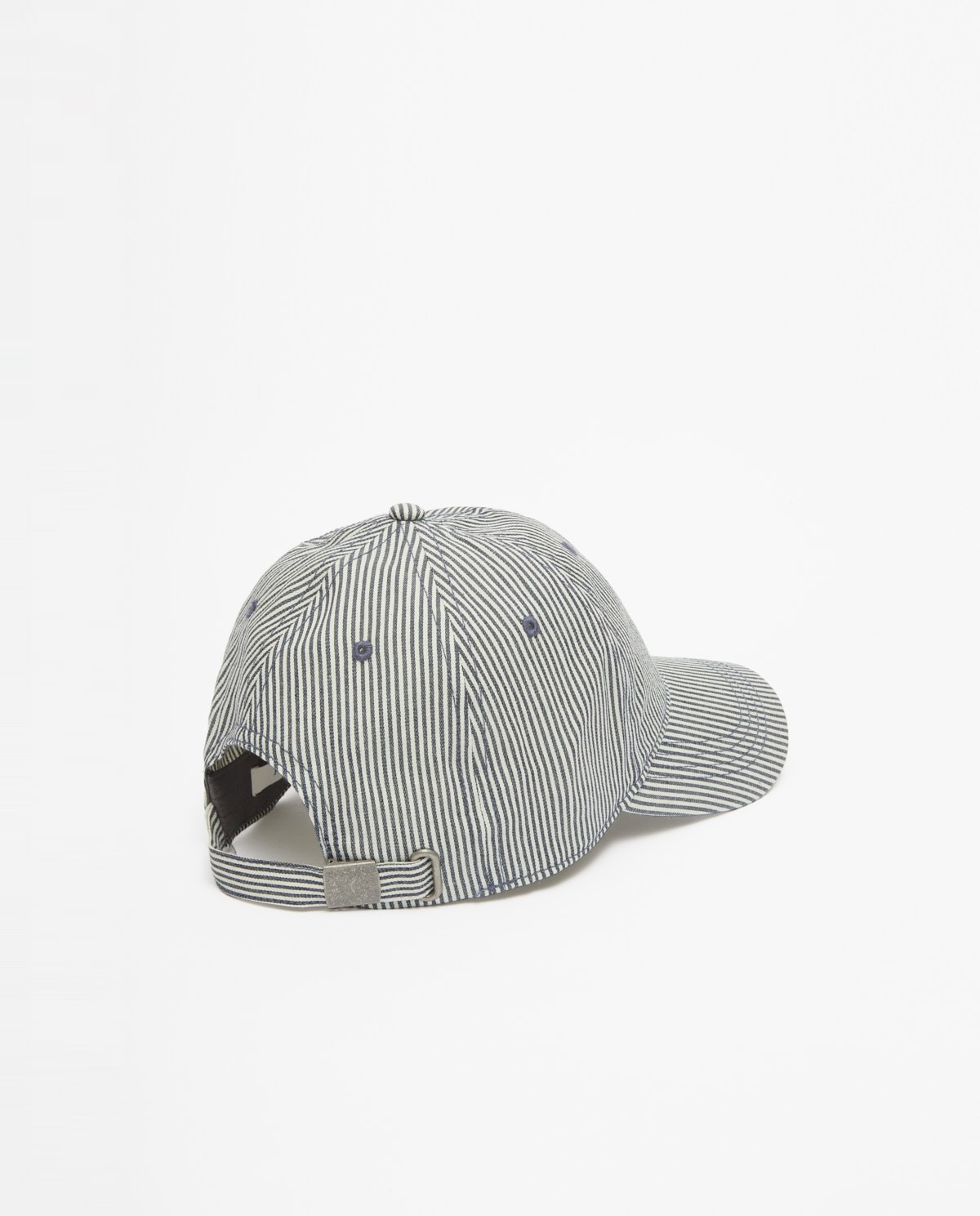 Gorra ajustable rayas gris 4