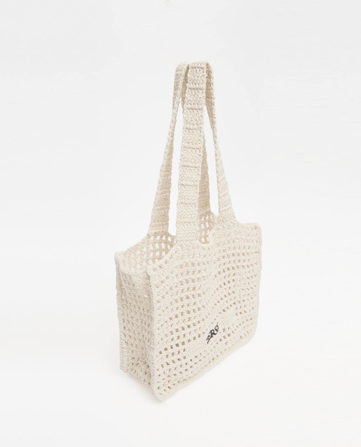 Sac en macramé écru fait main 3