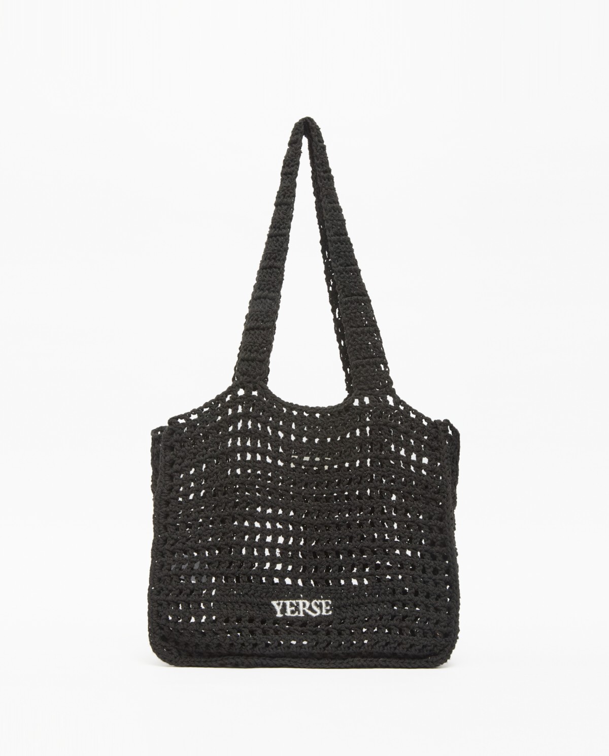 Sac en macramé noir fait main 1