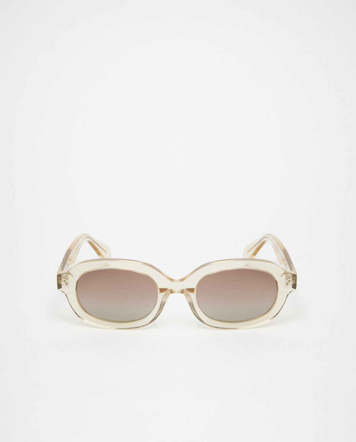Gafas de sol ovaladas crudo