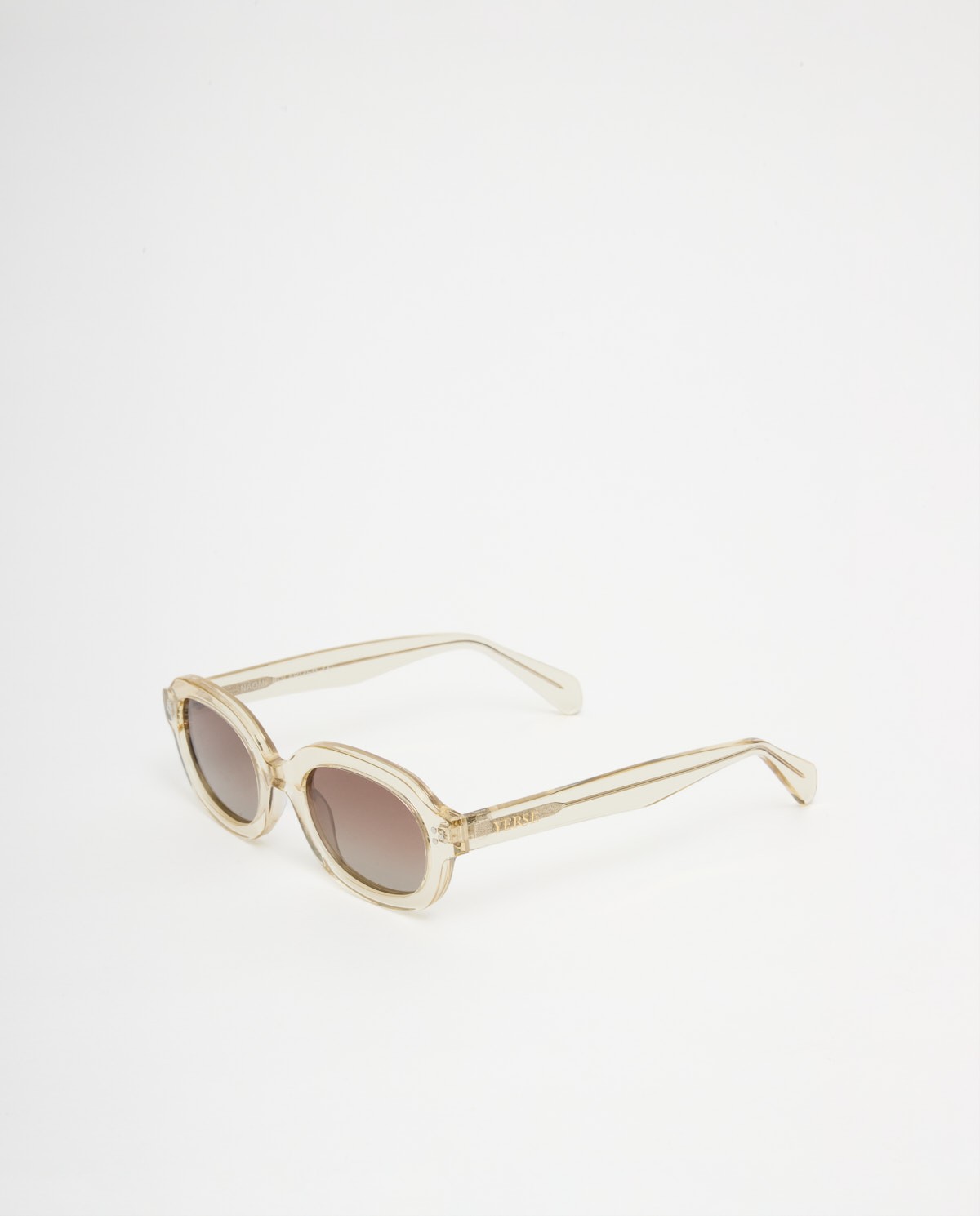 Gafas de sol ovaladas crudo