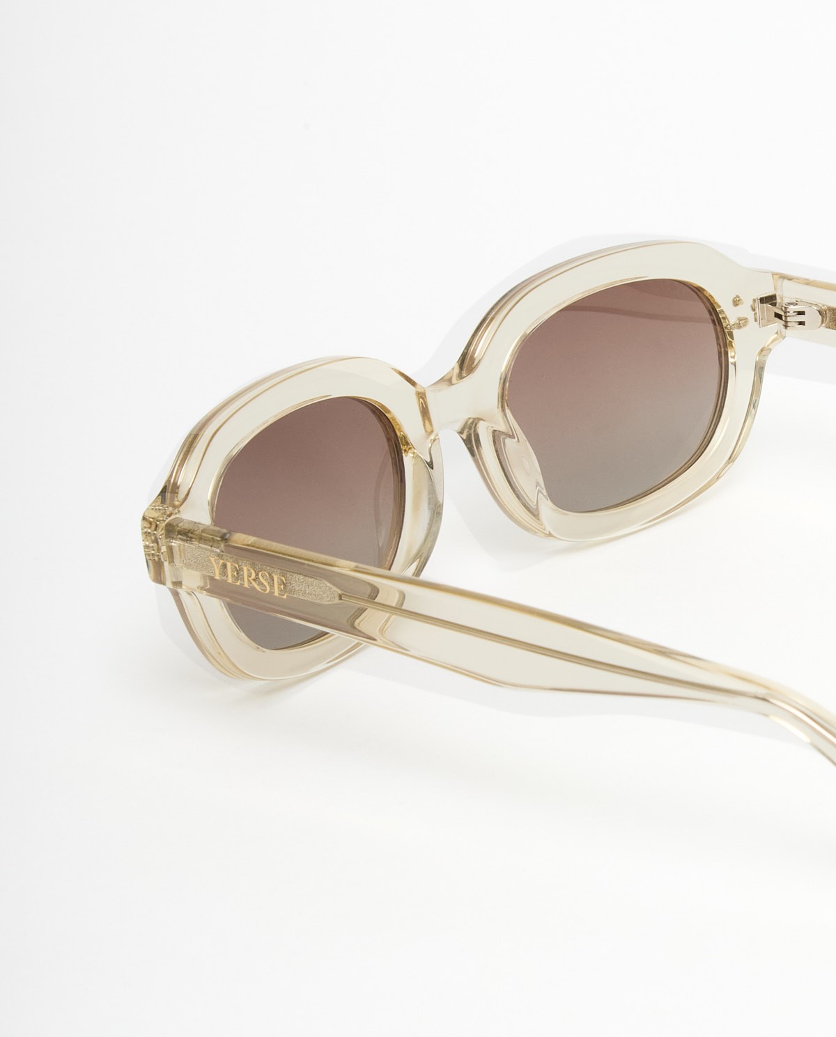 Gafas de sol ovaladas crudo