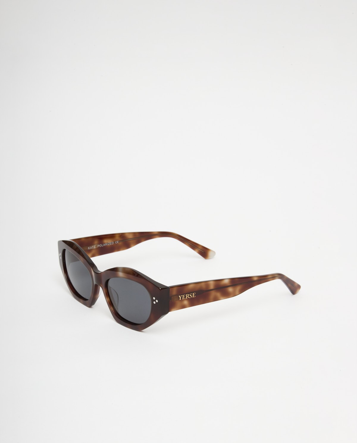 Gafas de sol hexagonales chocolate 4