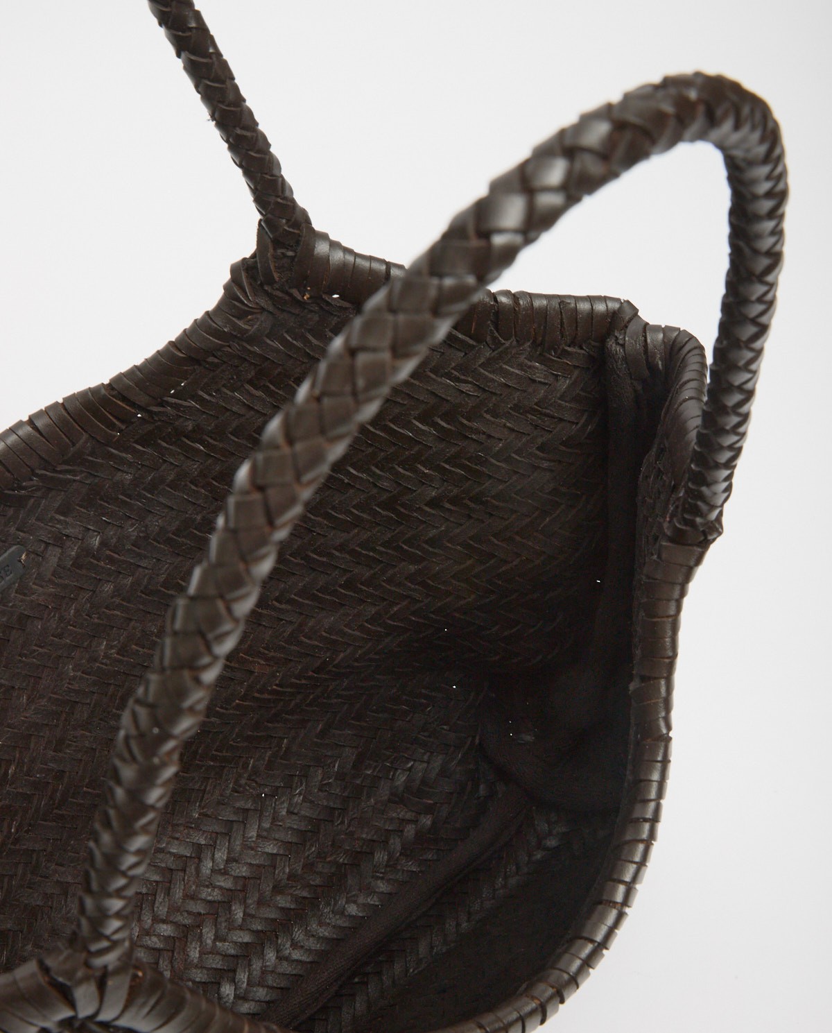 Chocolate handmade leather bag 5