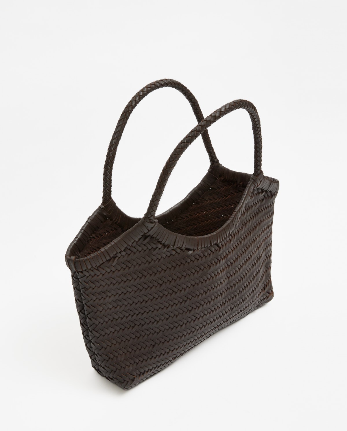 Chocolate handmade leather bag 3