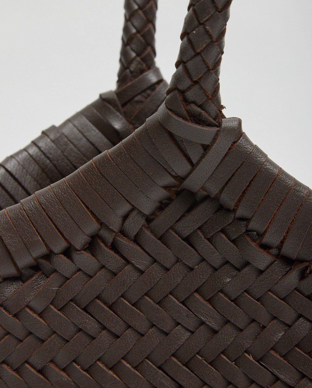 Chocolate handmade leather bag 6