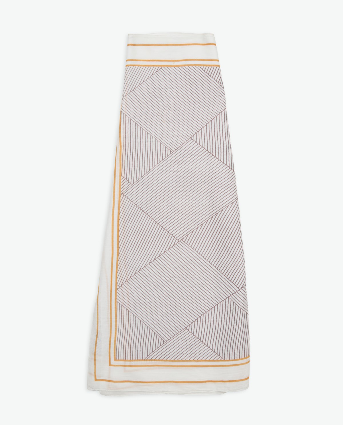 Off-white geometric-print sarong 2