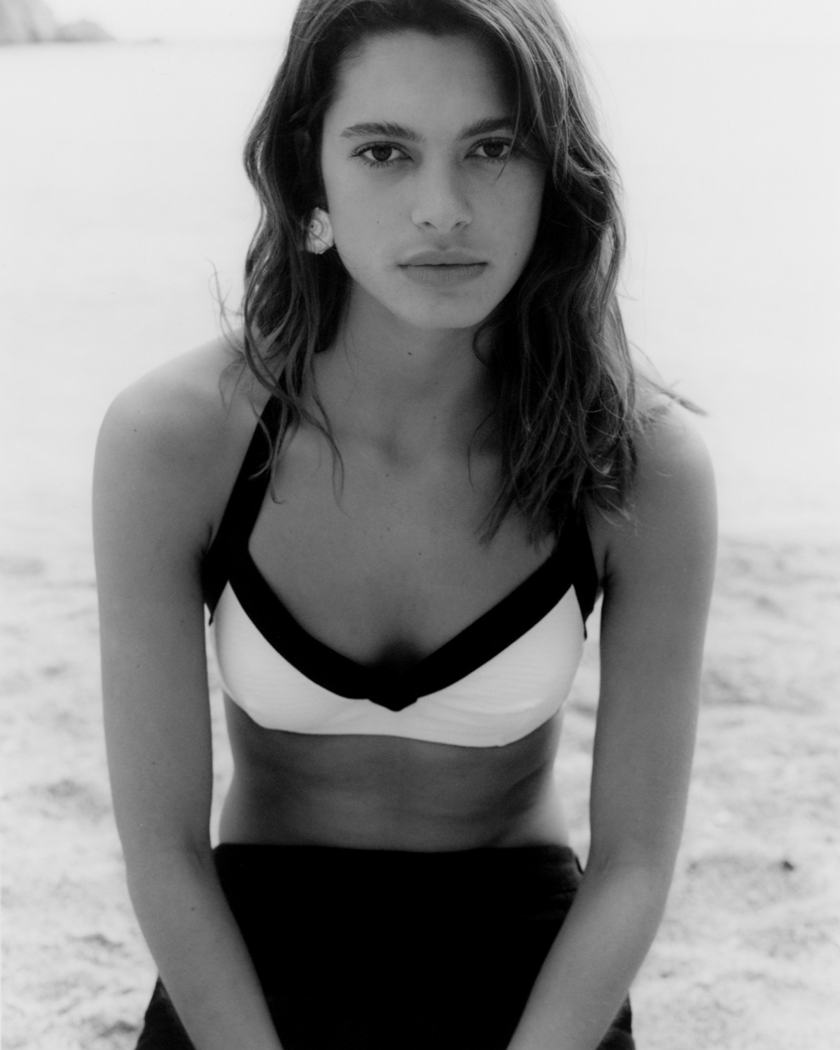Ecru underwire bikini top 1