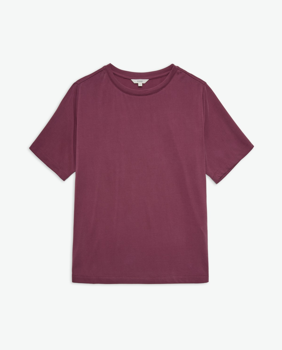 Camiseta manga corta berenjena claro - Camiseta de manga corta 6