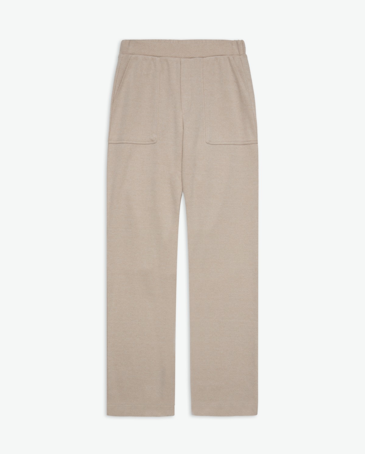 Pantalones regular fit afranelado crudo - Pantalones rectos de punto 6