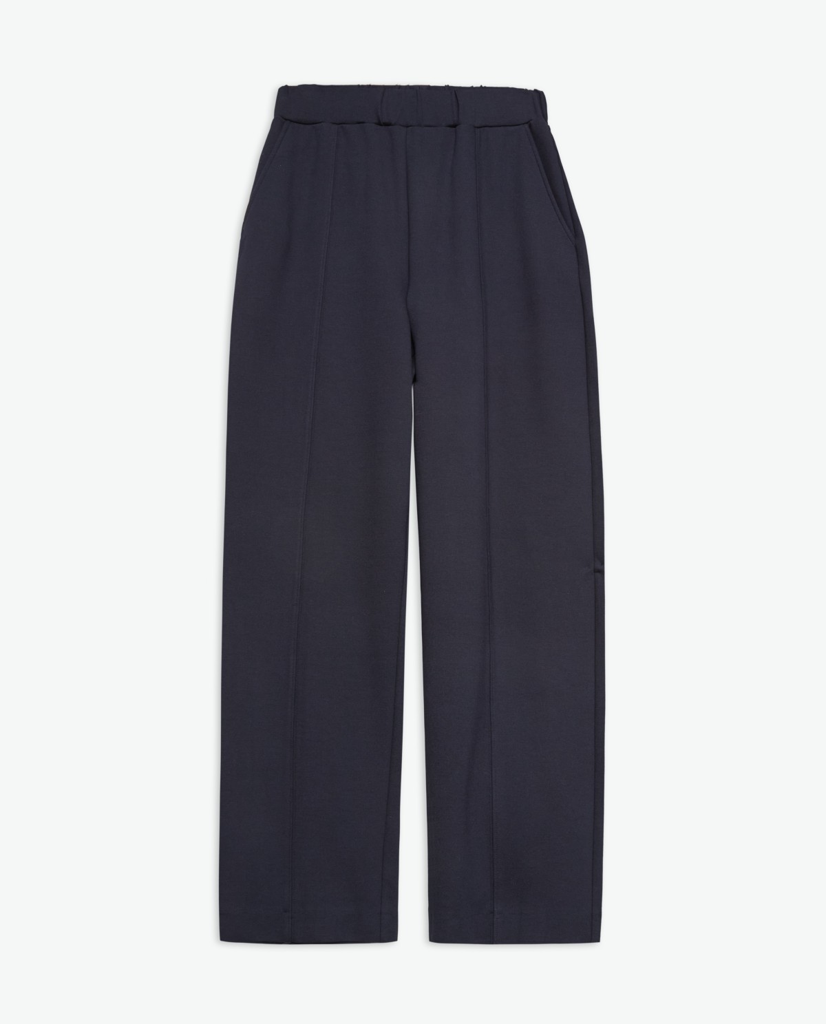 Pantalones barrel punto azul marino - Pantalones barrel de punto 7