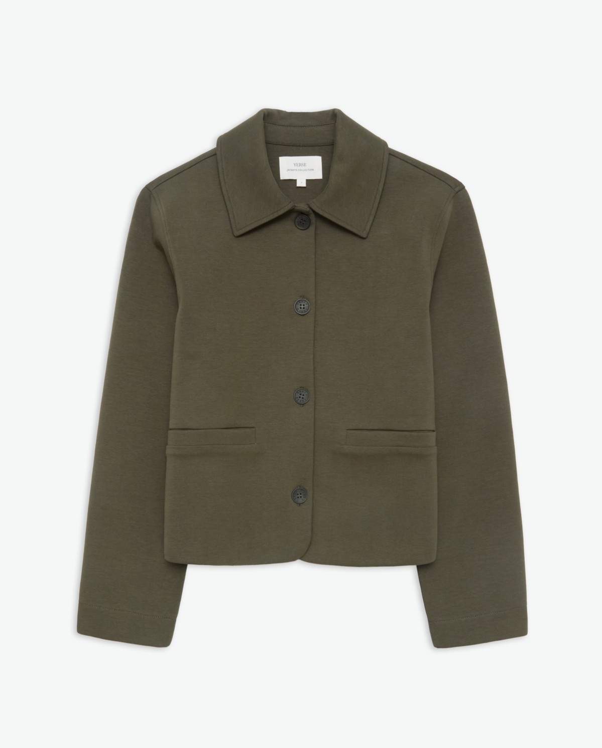 Khaki cotton short jacket - Short jacket 8