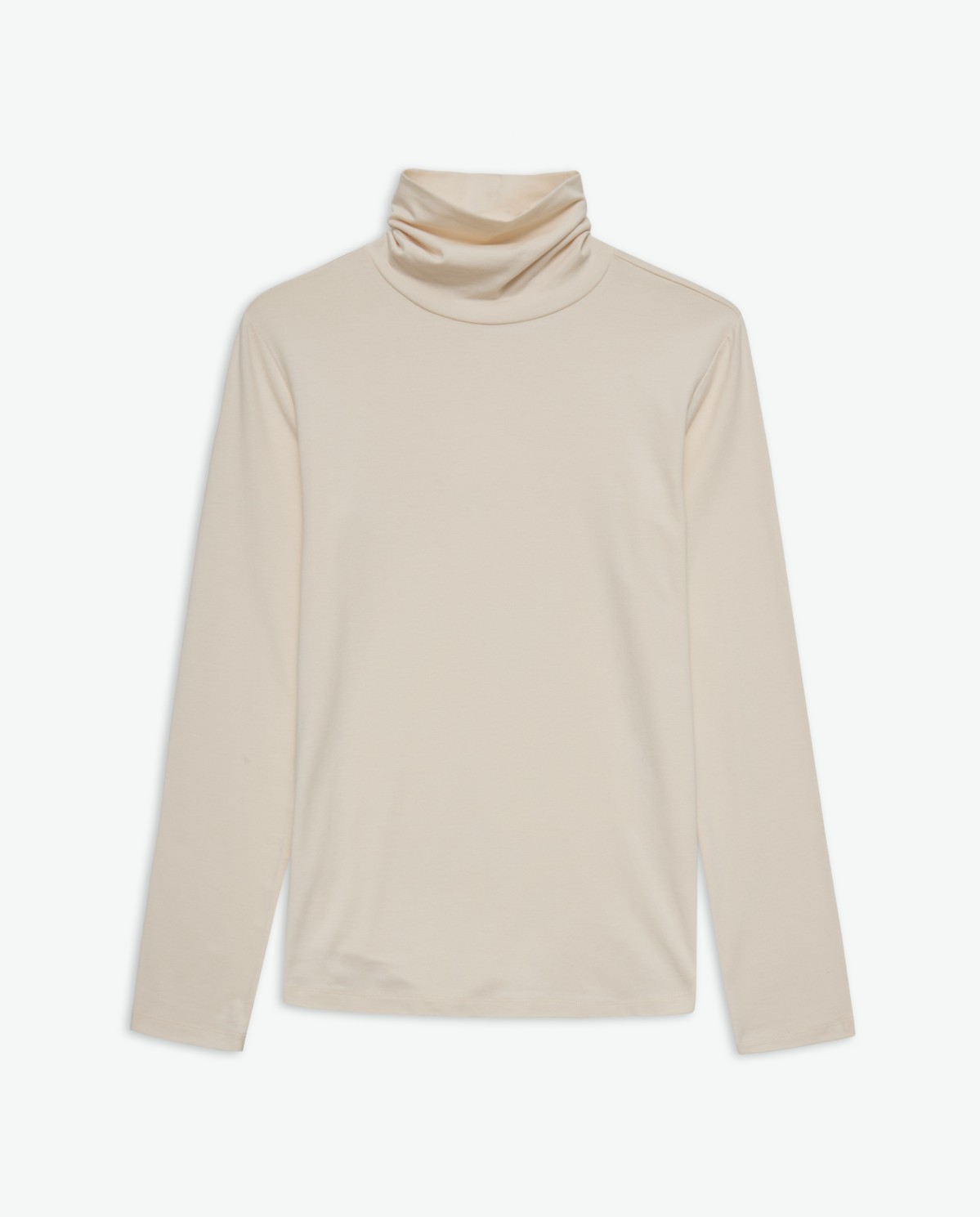 Raw Perkins collar T-shirt - Modal and cotton blend T-shirt 1