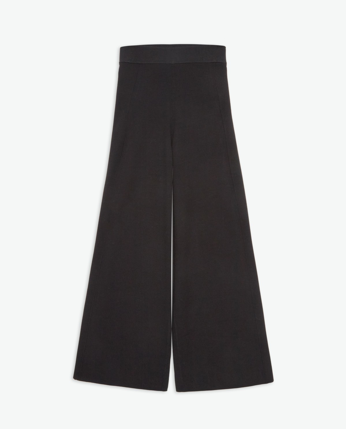 Jupe-culotte en viscose noire - Pantalon style jupe-culotte 5