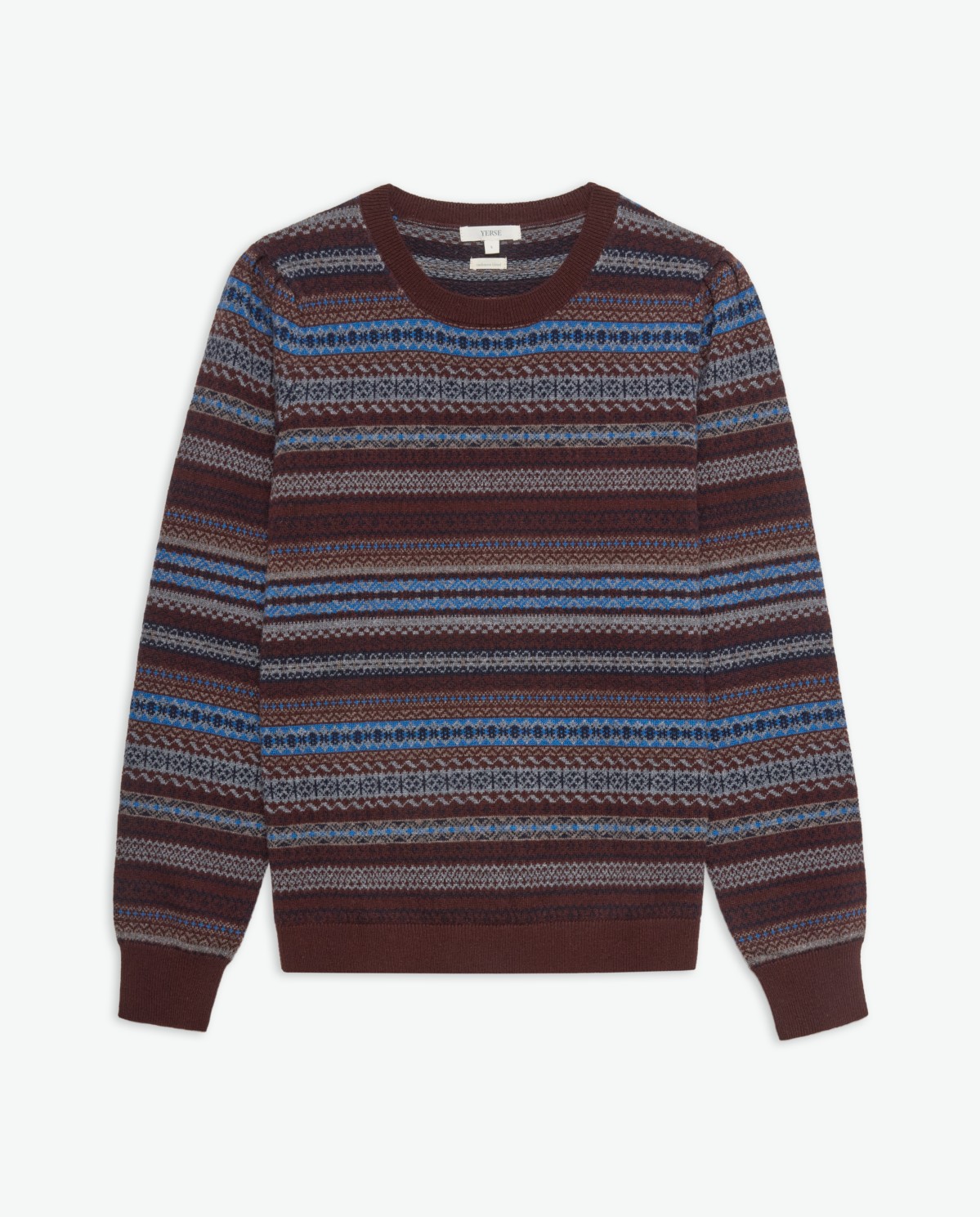 Jersey Jacquard con lana marrón - Jersey Jacquard 5