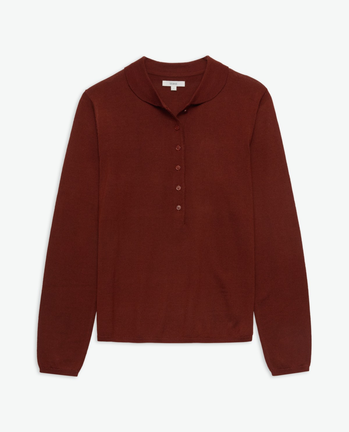 Pull large en laine mérinos terracotta - Pull 100% laine mérinos 5