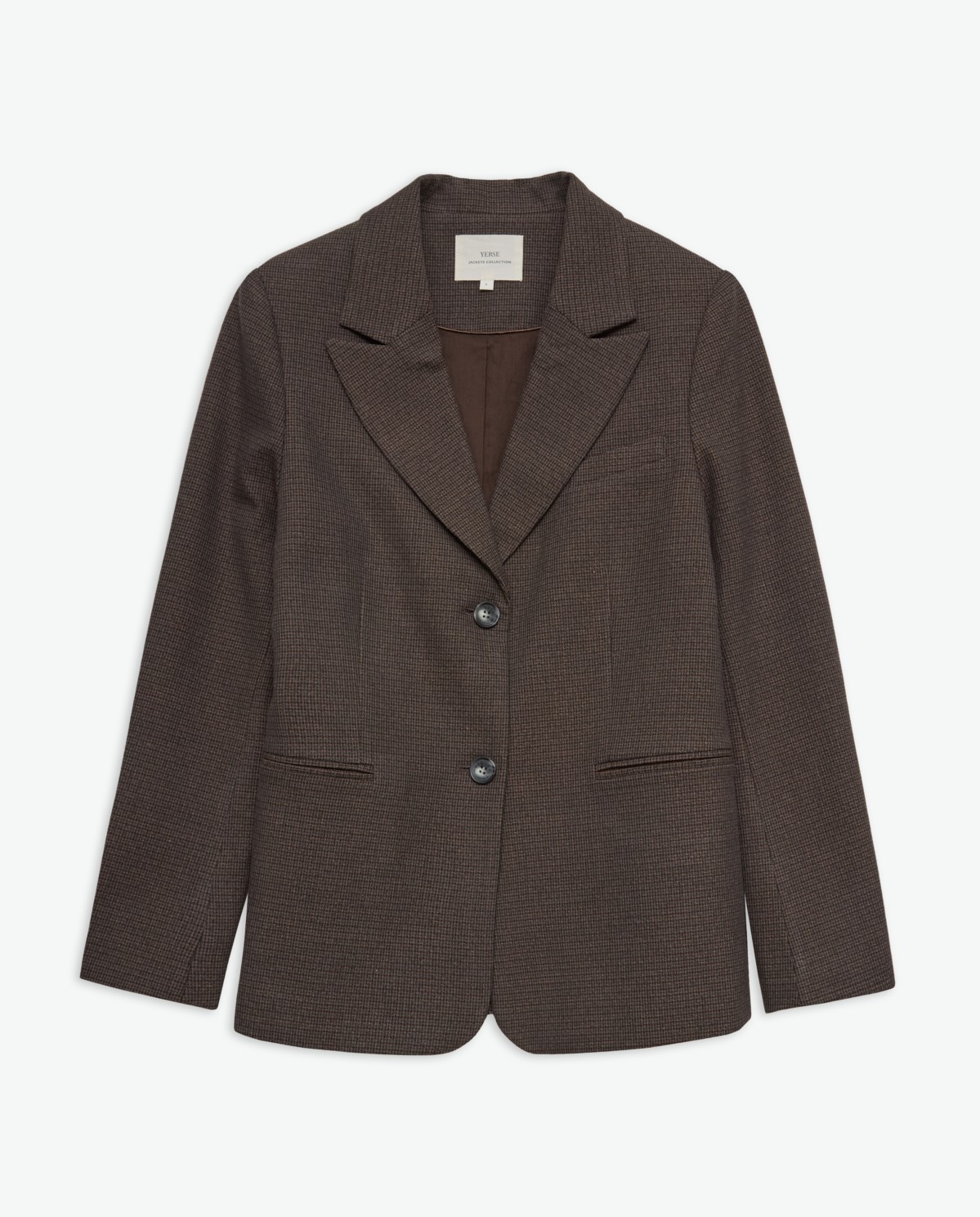 Blazer traje pata de gallo marrón - Blazer pata de gallo 8