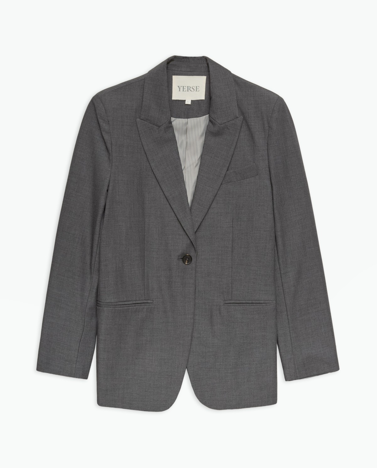 Gray wool suit blazer - Lined blazer 7