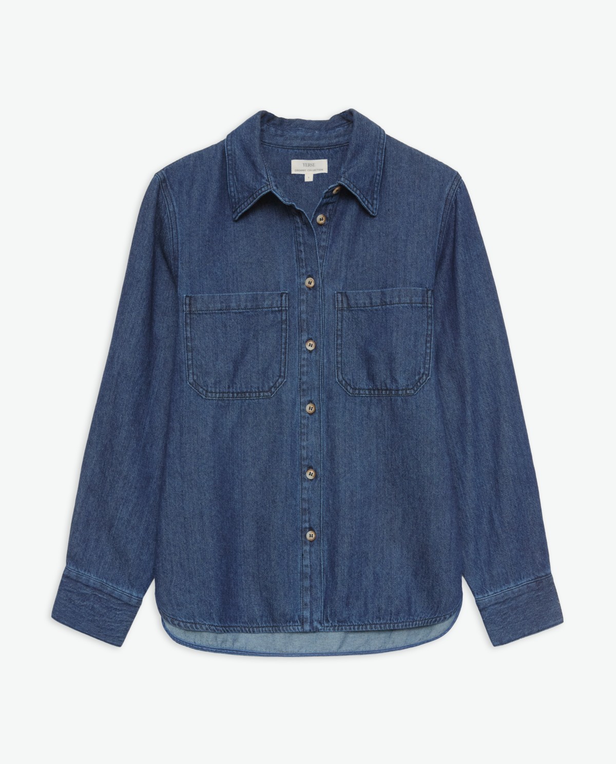 Camisa denim azul - Camisa algodón orgánico 100% 7