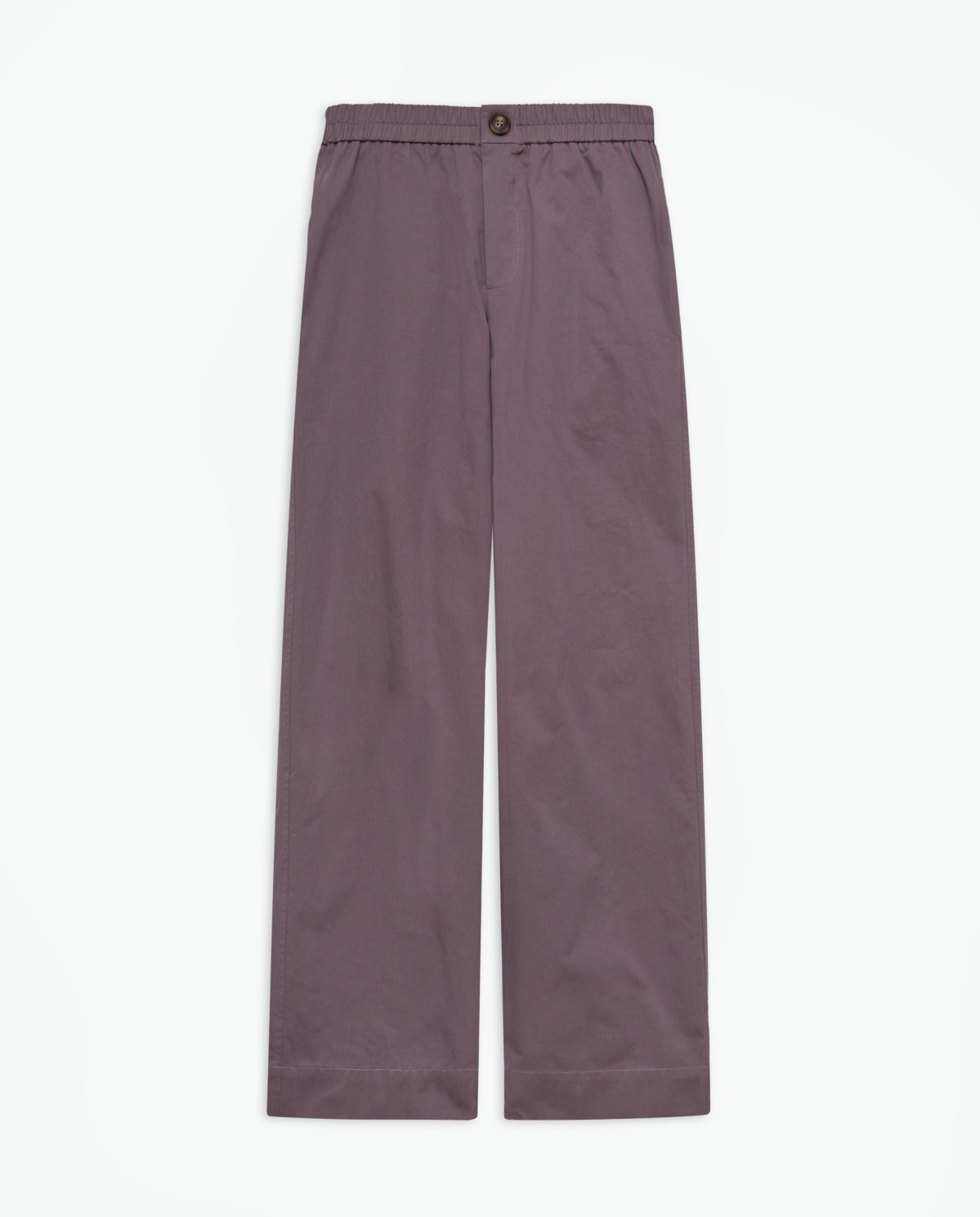 Pantalones anchos balloon fit berenjena