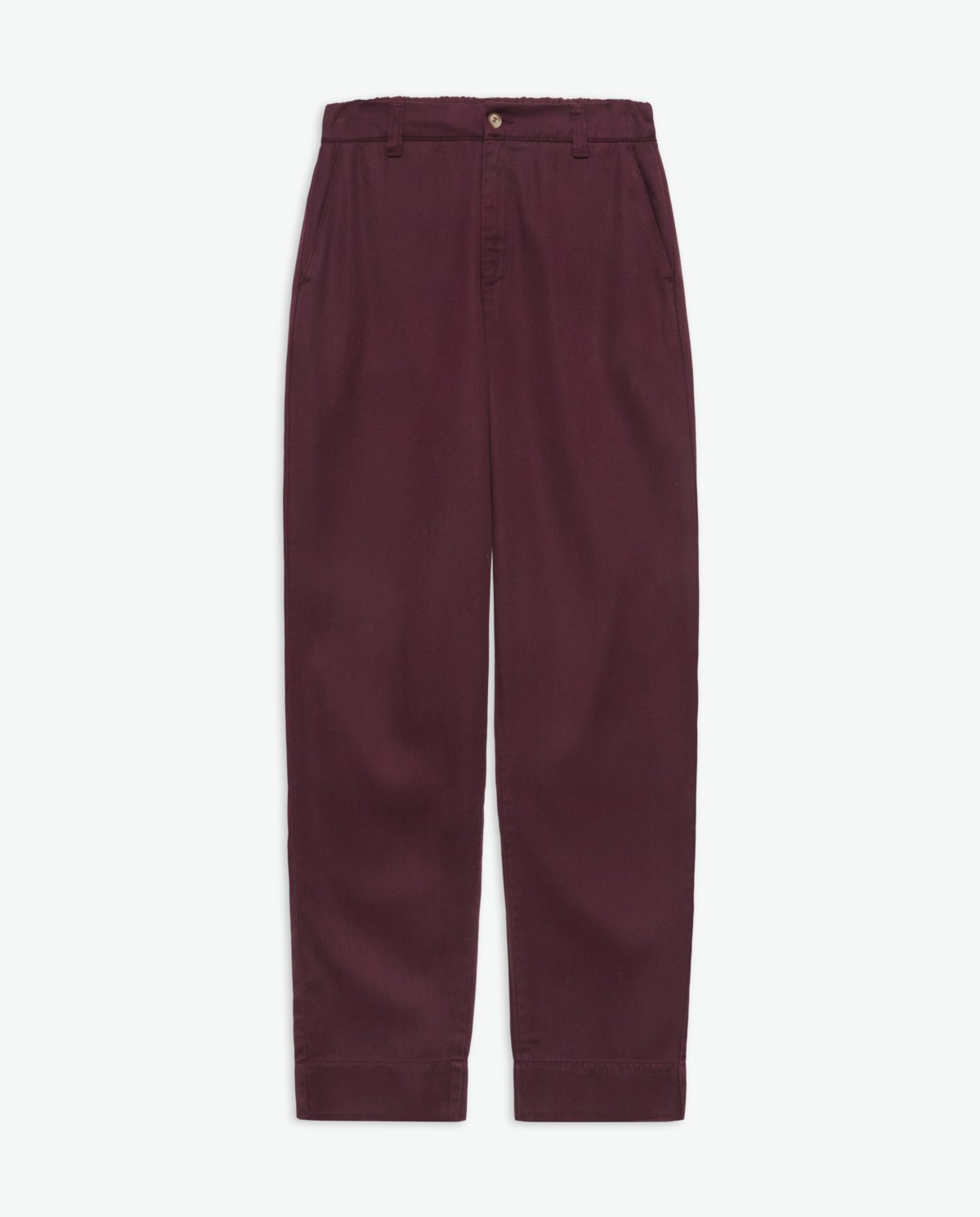 Pantalones regular fit tencel marrón - Pantalones 100% tencel 7