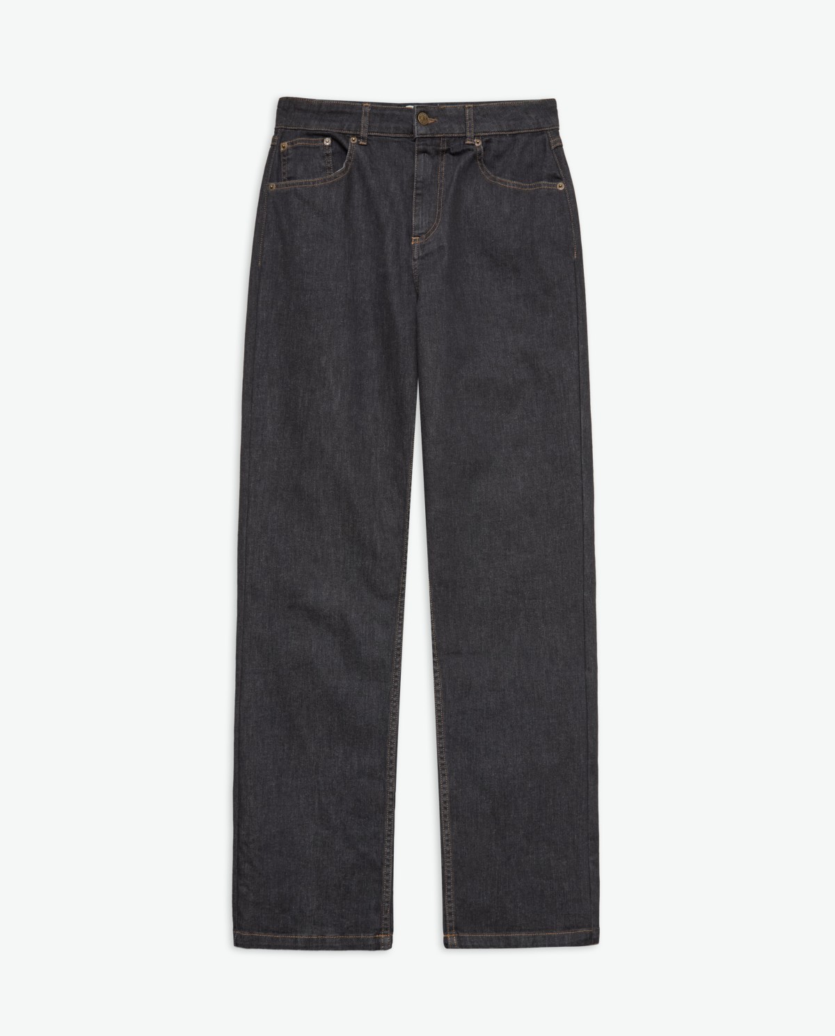 Straight-leg jeans in grey organic cotton - Organic cotton jeans 7