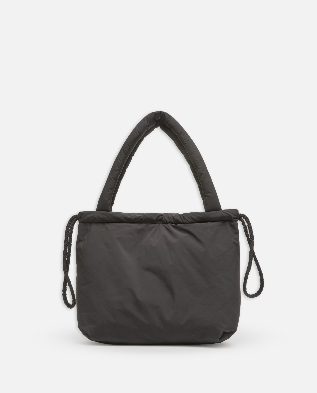 Black quilted bag - Quilted bucket bag 3