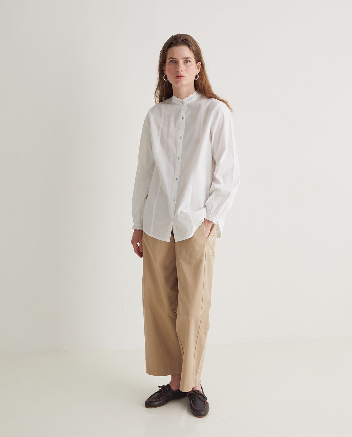 Camisa 100% algodón cuello mao blanco - Camisa 100% algodón 5