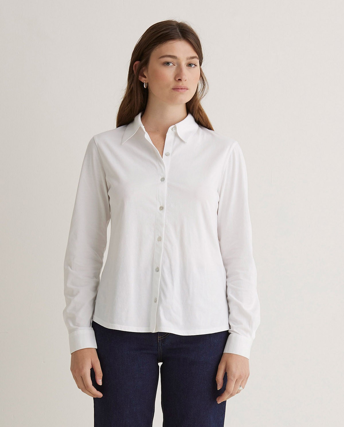Camisa 100% cotó màniga llarga blanca - Camisa 100% cotó 6