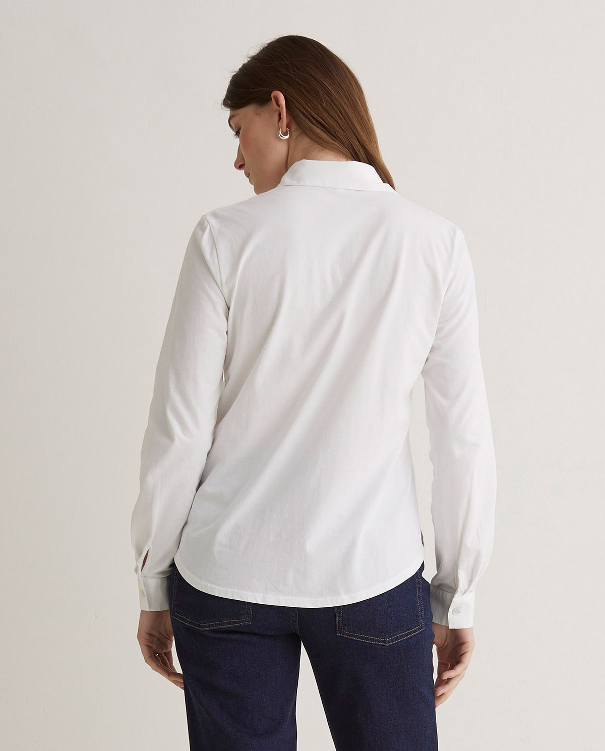 Camisa 100% cotó màniga llarga blanca - Camisa 100% cotó 7