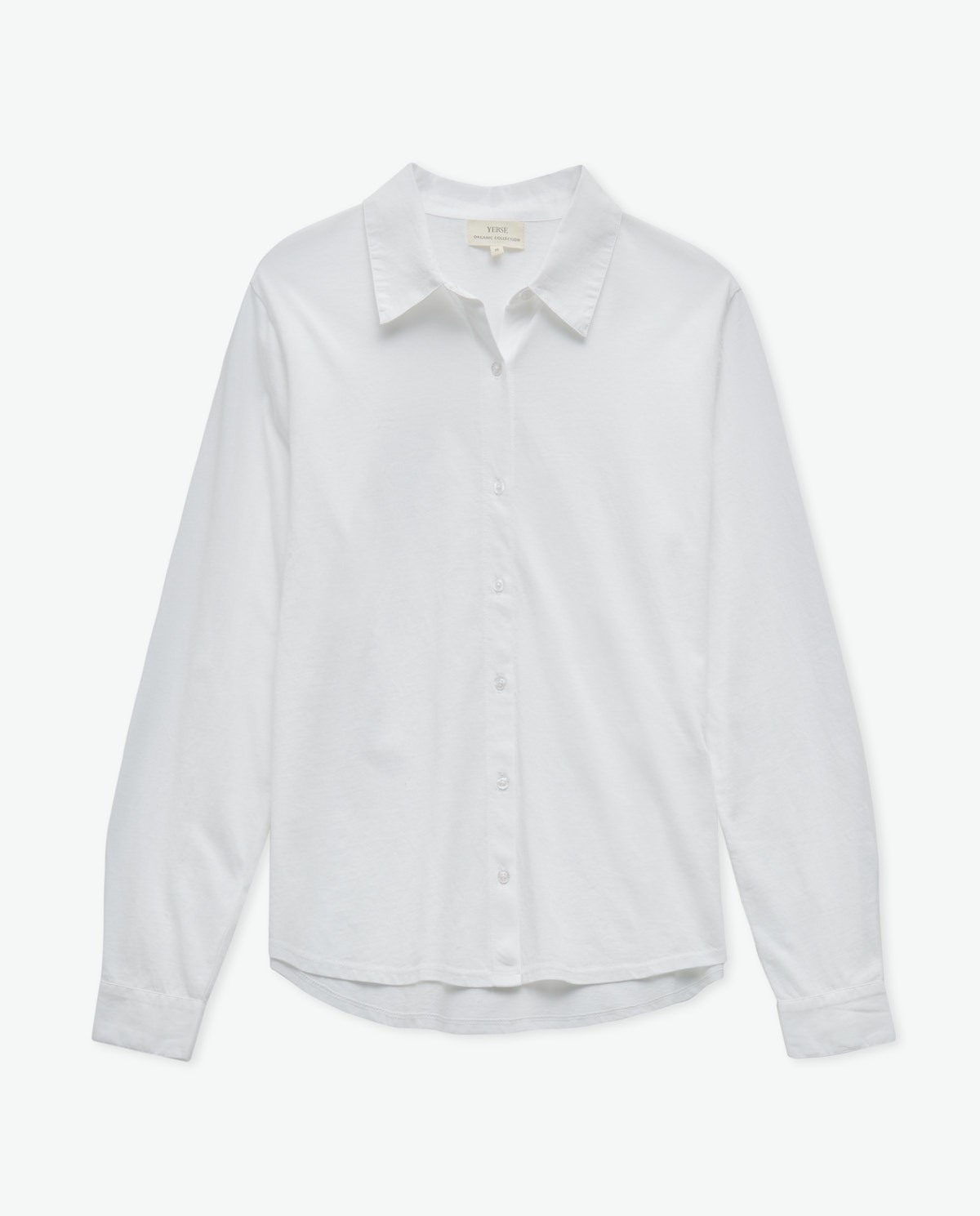 Camisa 100% algodón manga larga blanco - Camisa 100% algodón 9