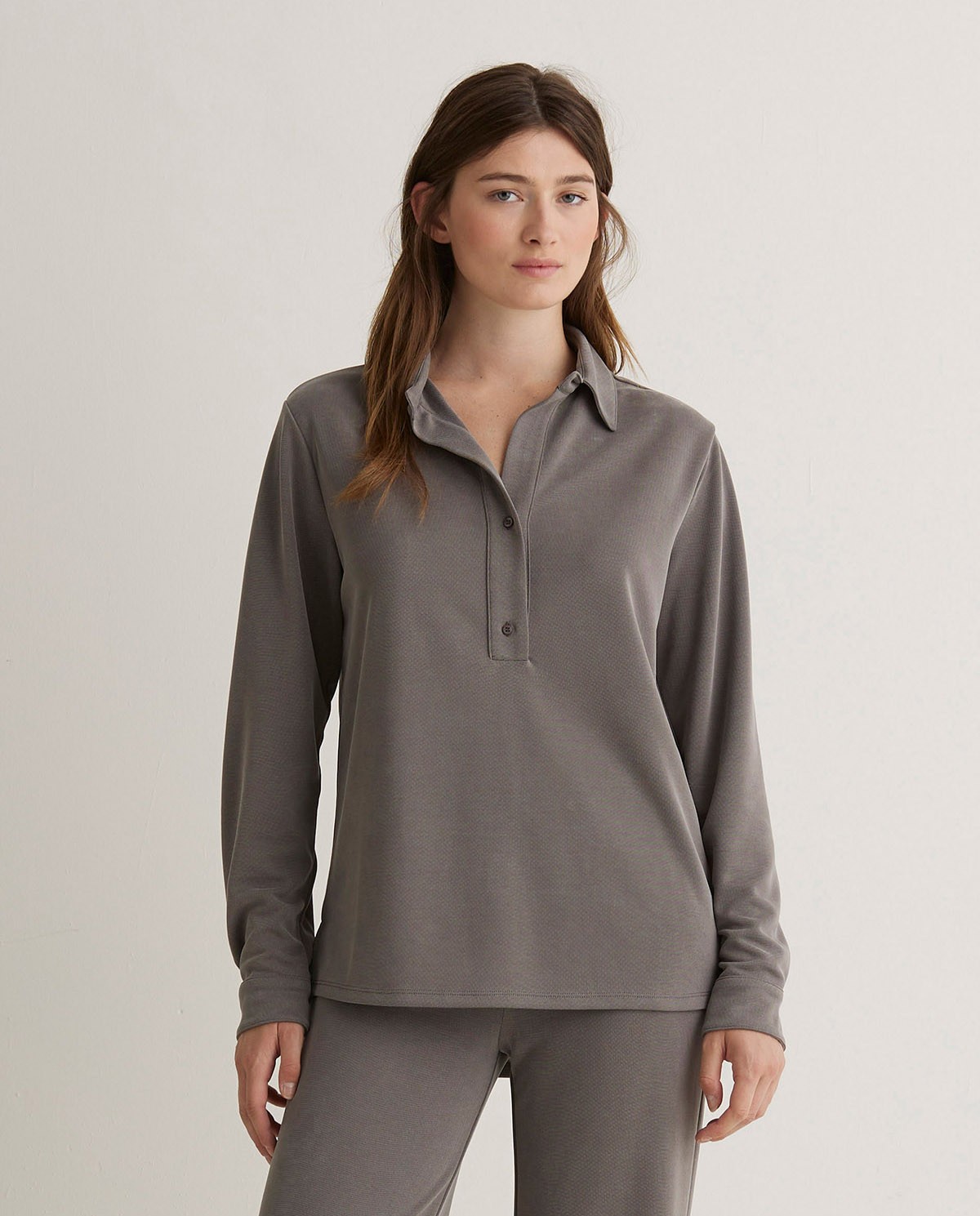 Camisa punto cuello polo - Camisa de punto 1