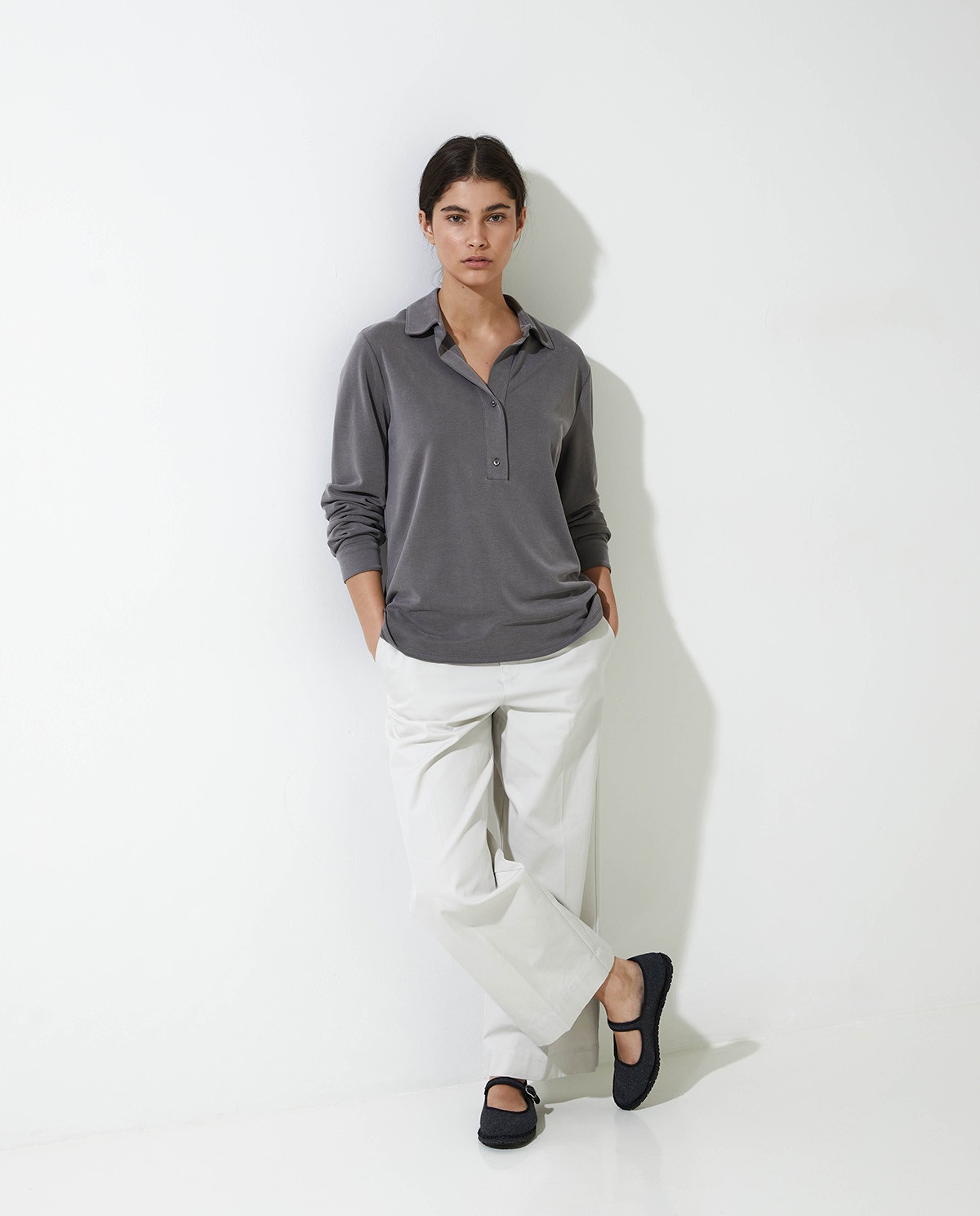 Camisa punto cuello polo - Camisa de punto 3