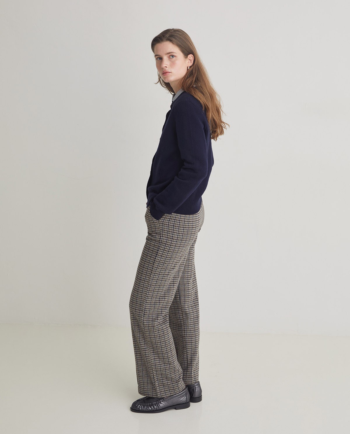Pantalons amples pota de gall gris - Pantalons amples punt 2