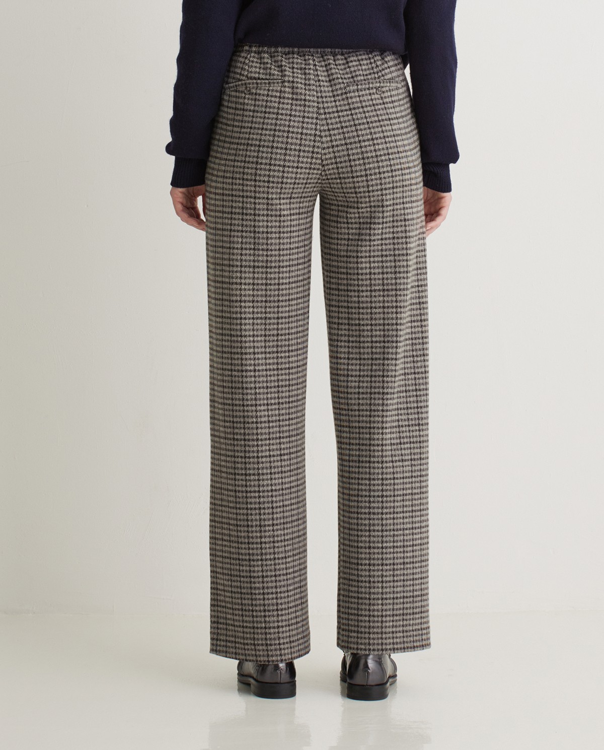 Pantalons amples pota de gall gris - Pantalons amples punt 5