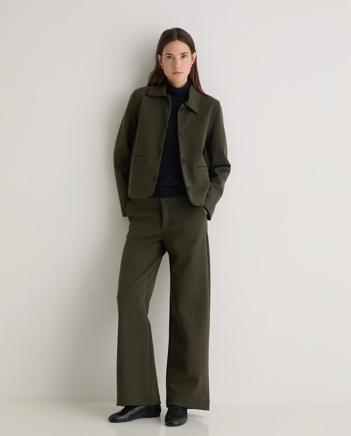 Khaki cotton short jacket - Short jacket 6
