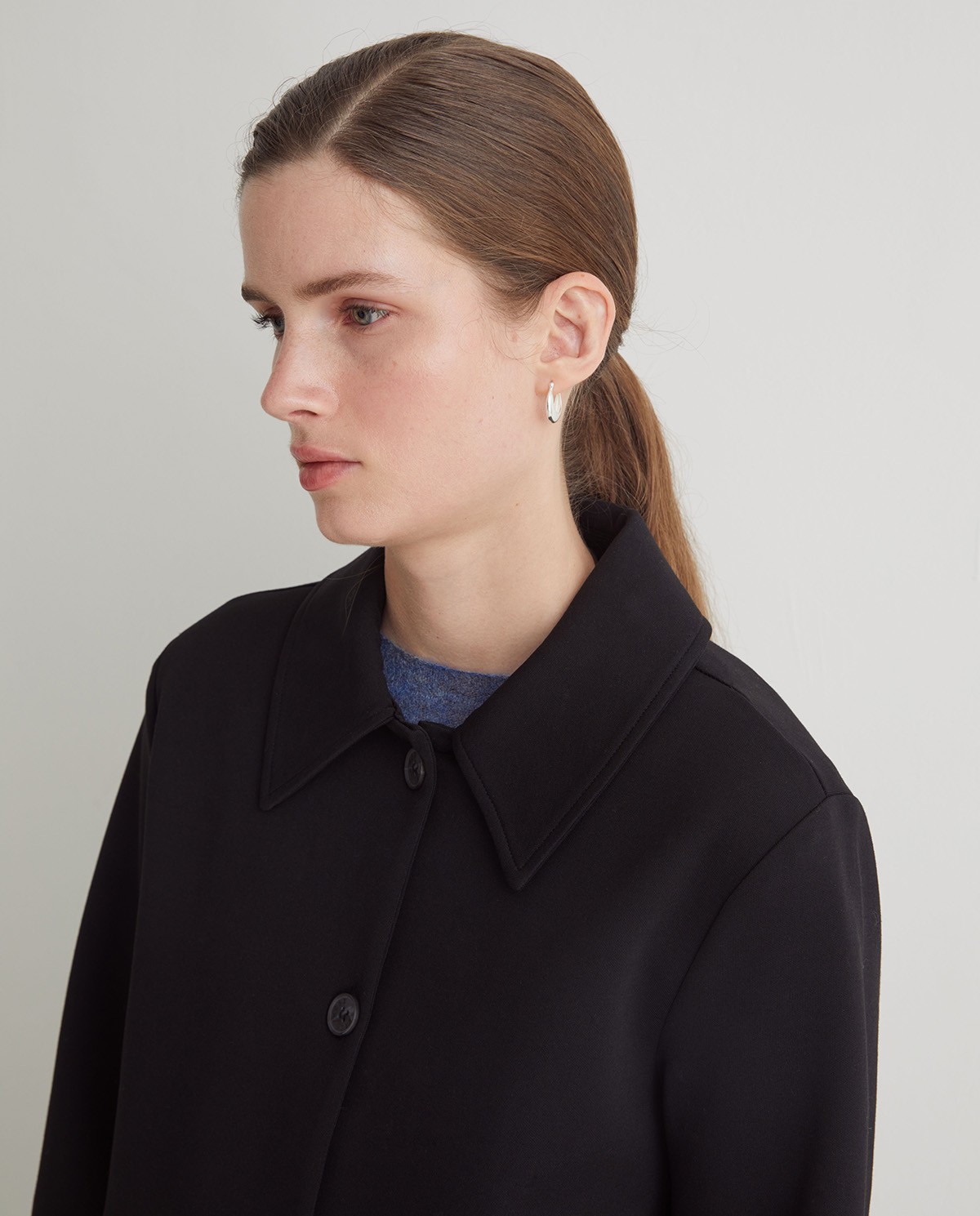 Veste courte en coton noir - Veste courte 3