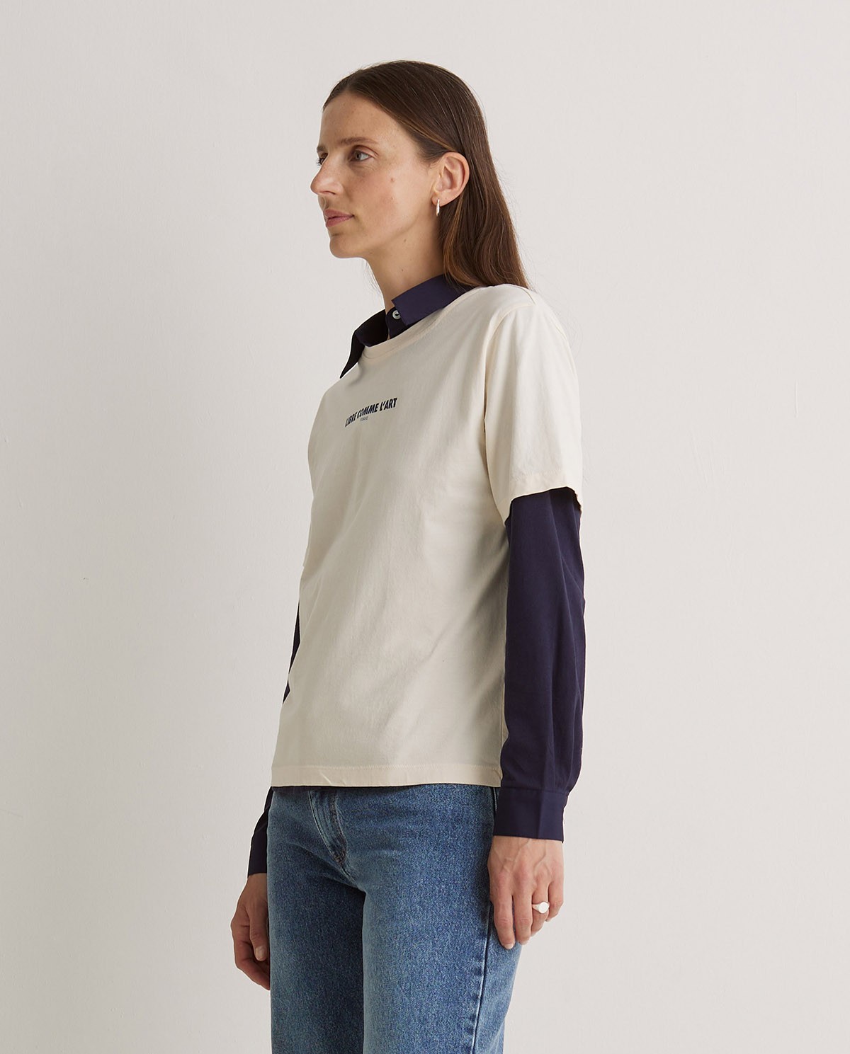 Raw printed cotton T-shirt - 100% cotton T-shirt 2