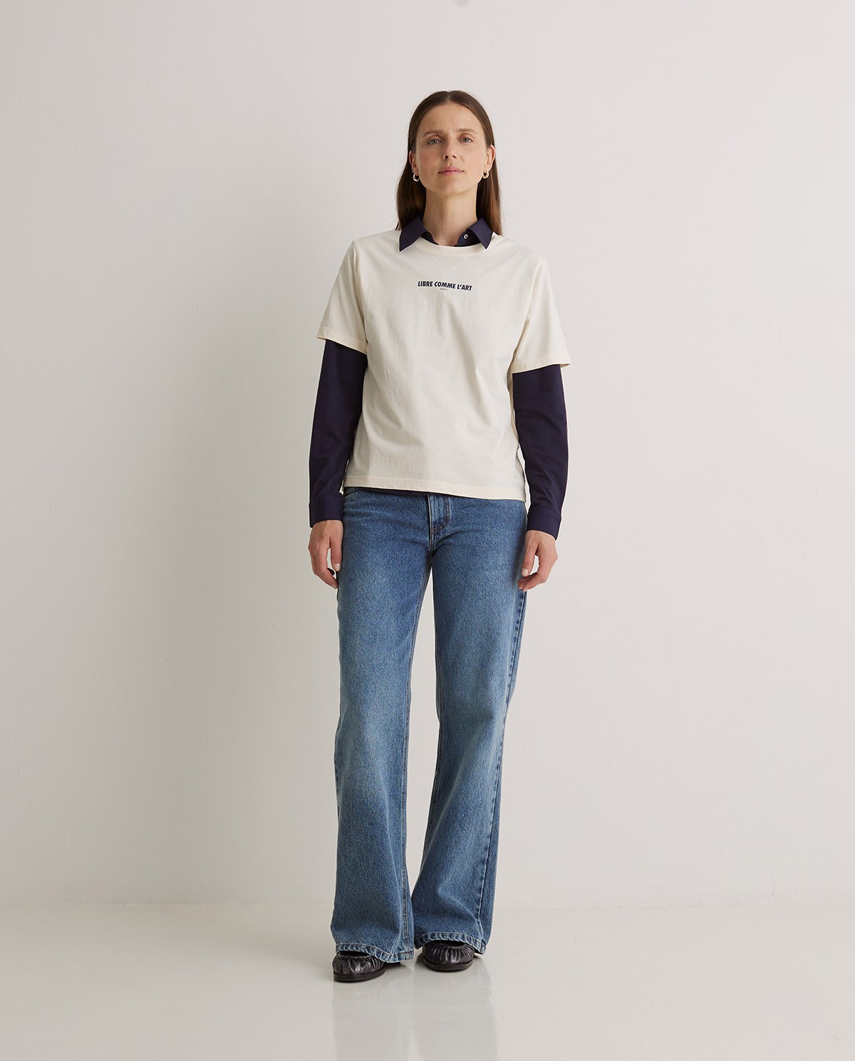 Raw printed cotton T-shirt - 100% cotton T-shirt 4
