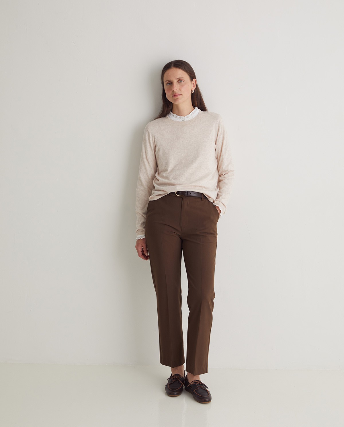 Pull col rond en coton bio - Pull 100% coton bio 4