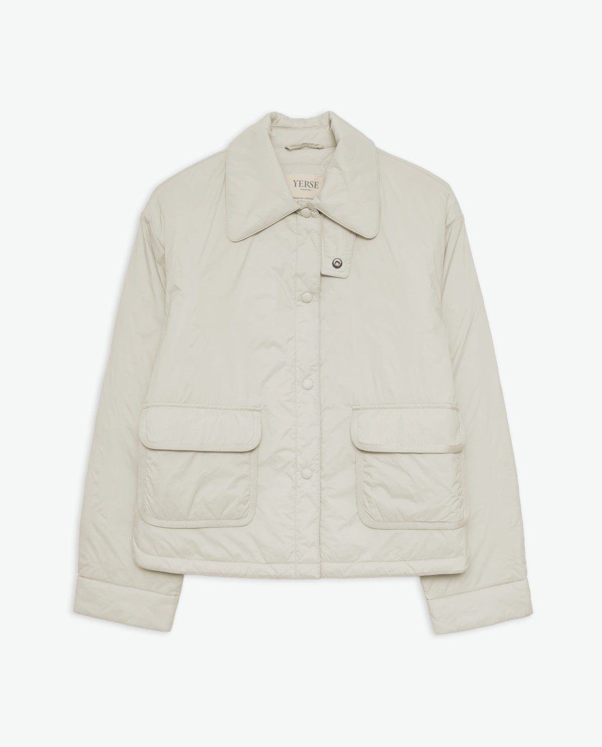 Veste courte déperlante écru femme Yerse - Détail vue de face 8