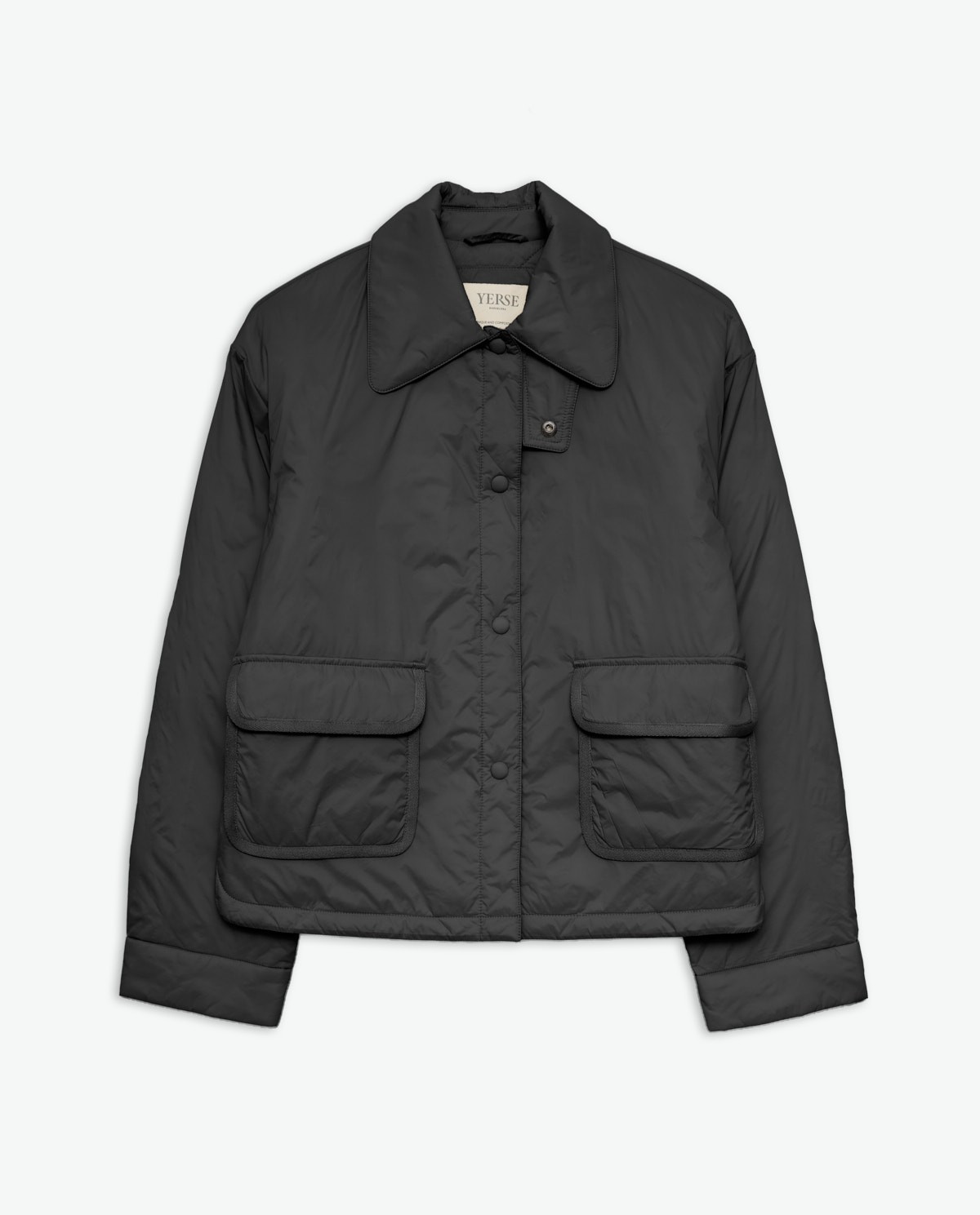 Veste courte déperlante noir femme Yerse - Détail vue de face 5