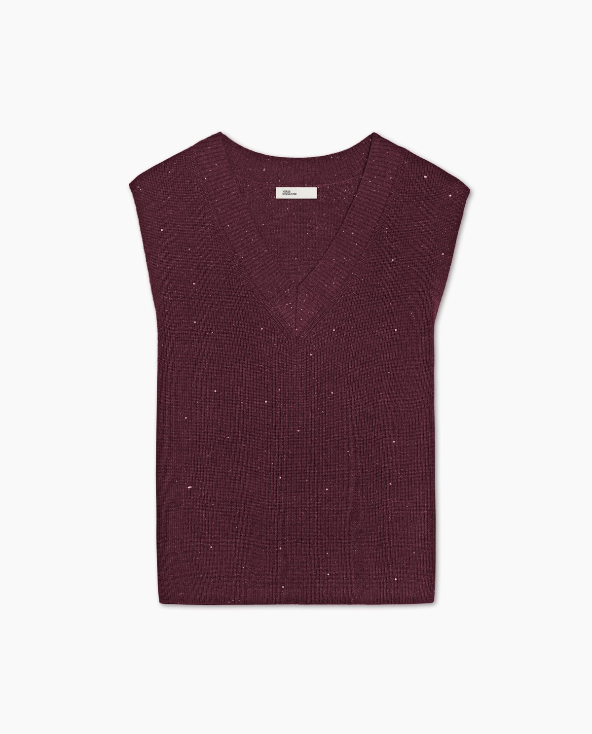 Armilla de punt minilluentons granat