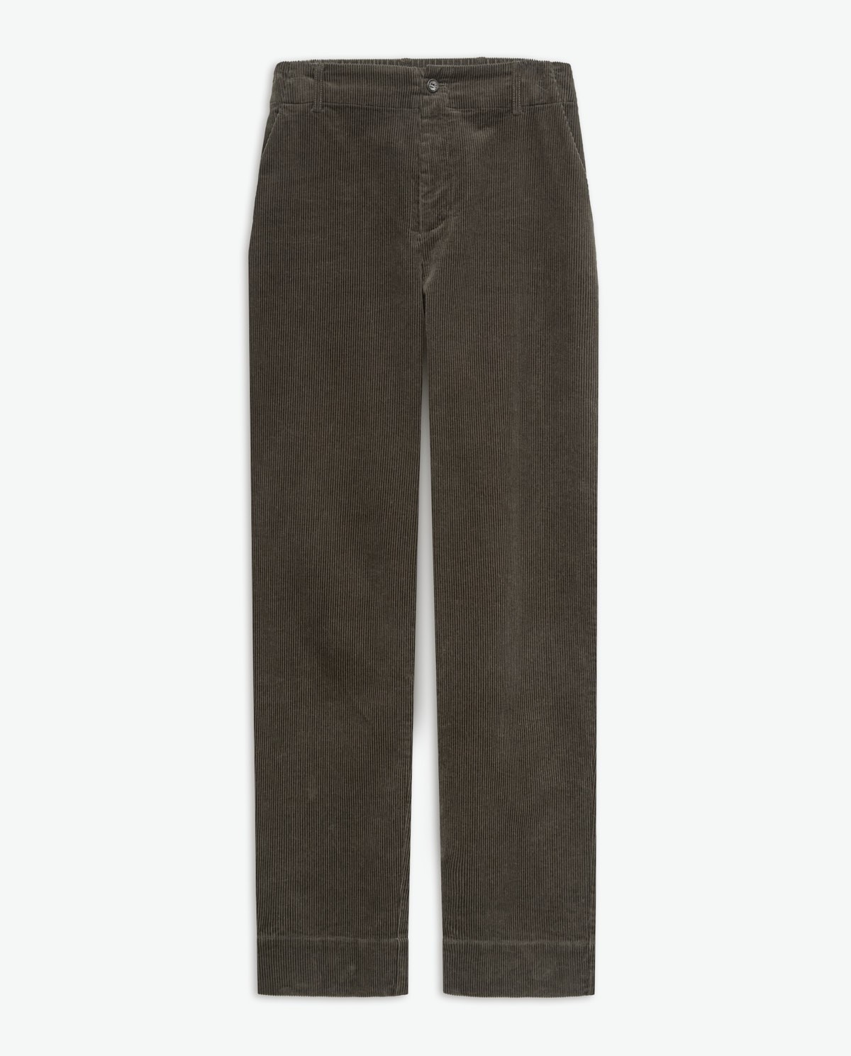 Pantalón pana algodón regular fit chocolate